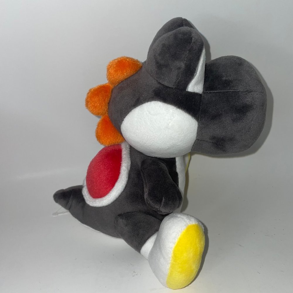 Super Mario Yoshi Plush Grey 7" Stuffed Animal Soft Toy Nintendo Dinosaur Dragon - Picture 3 of 8